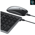 Kit teclado e mouse Sem fio 1600 DPI