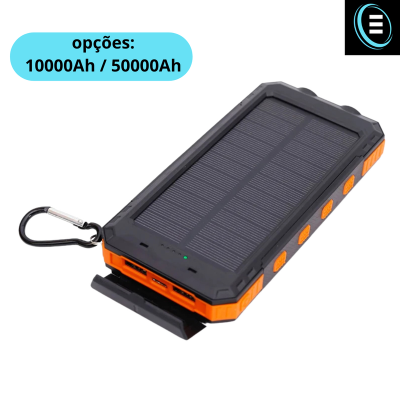 Carregador Portátil Solar MIJIA 120W Com  Lanterna