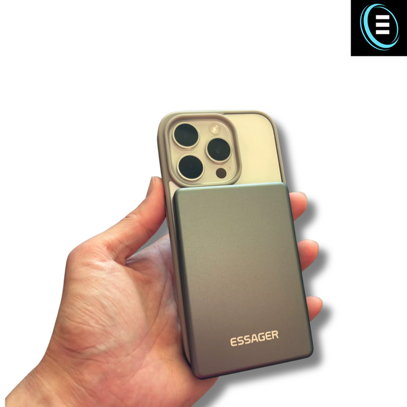 Carregador Portátil  Magnético Wireless Essager 5000mAh