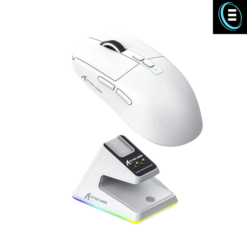 Mouse Sem fio leve para jogos 3 modos com fio 2.4G até 26k de DPI